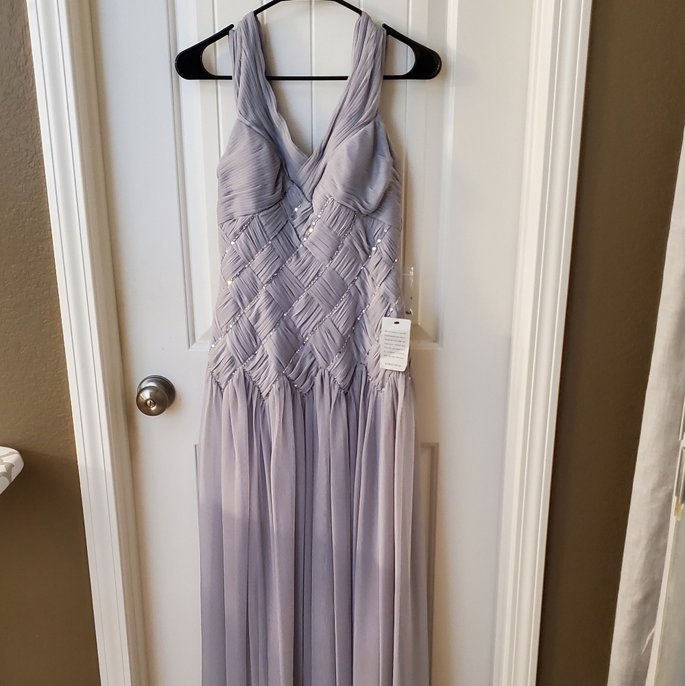 Nordstrom Dress Gown Gray silver sequins. BEAUTIFUL!  Reposhing -didn’t fit !